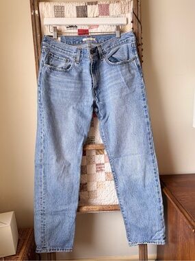 Levi's Light Blue Middy Straight Jeans